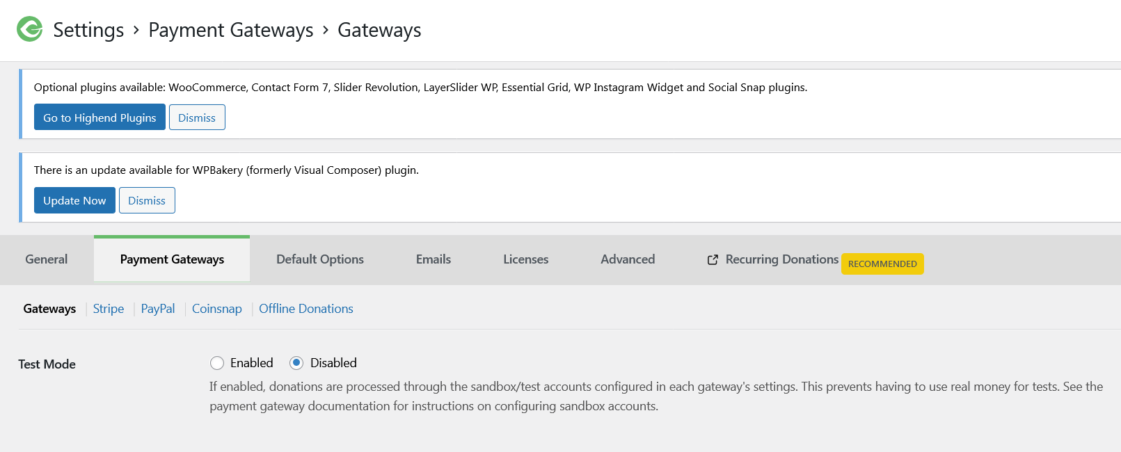 Payment gateways list
